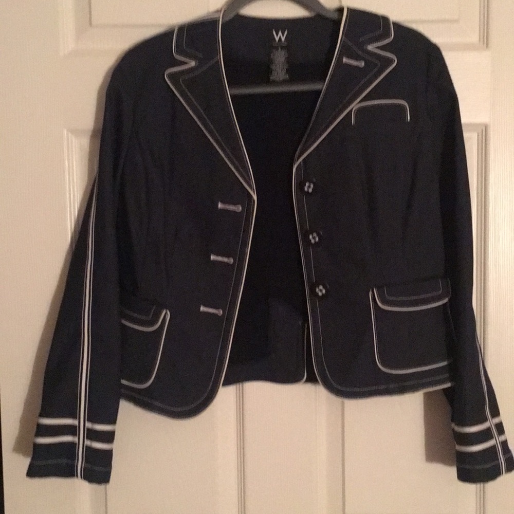 Light denim blazer